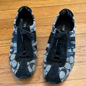 Coach ‘Jayme’ Sneakers Black signature C print size 8